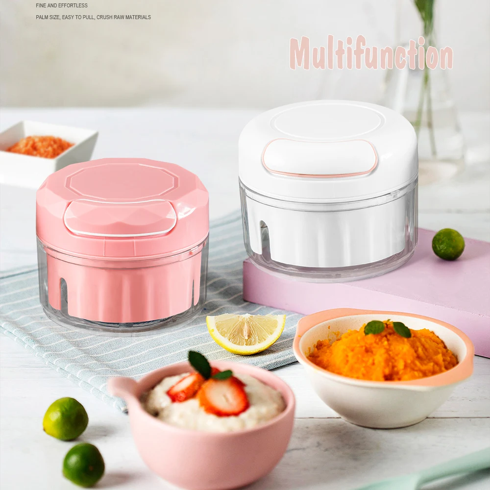 Мини измельчитель для овощей пресс мяса орехов перца лука Многофункциональный
