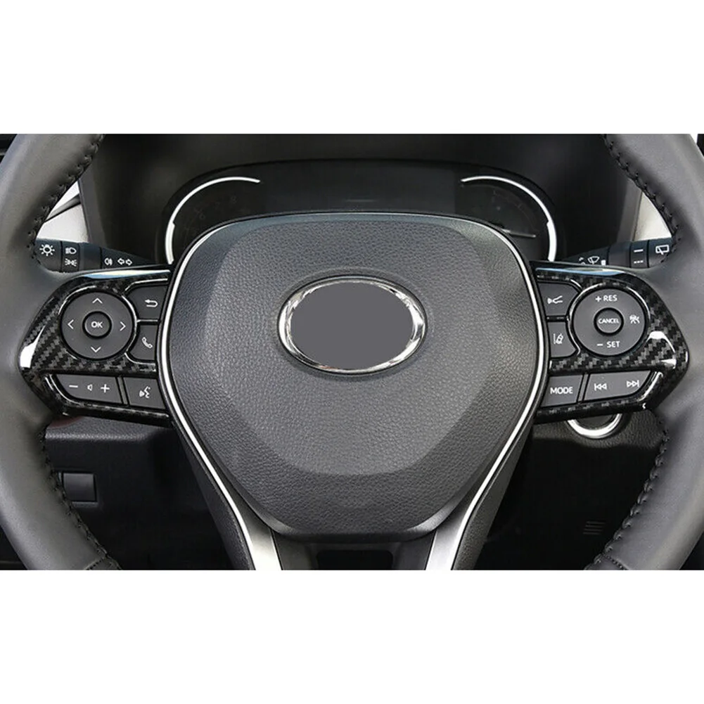 

Trim Button Frame Cover For Toyota RAV4 19-20 2pcs Brand New High quality