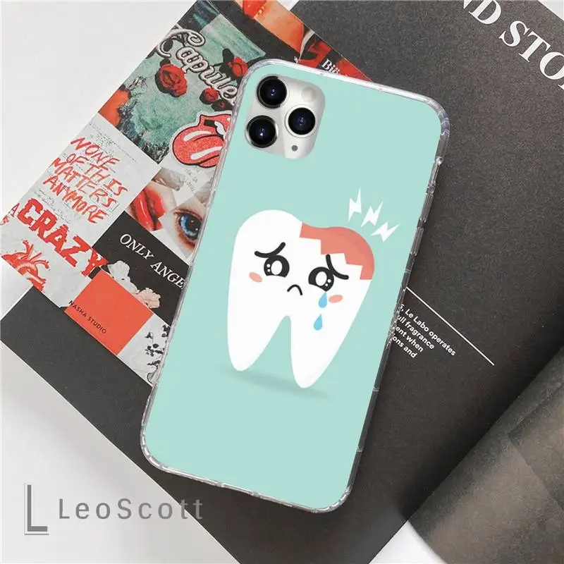 

NEW ARRIVAL Dental Definitions tooth Phone Case For iphone 12 5 5s 5c se 6 6s 7 8 plus x xs xr 11 pro max mini