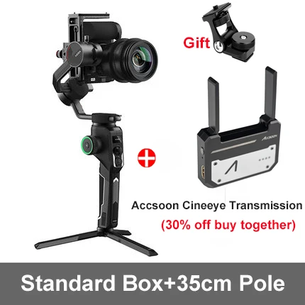 Moza Aircross 2 3-осевой портативный гидростабилизатор камеры PK DJI Ronin SC Ronin-SC Zhiyun Crane 2 - Цвет: ad Cineeye Trans