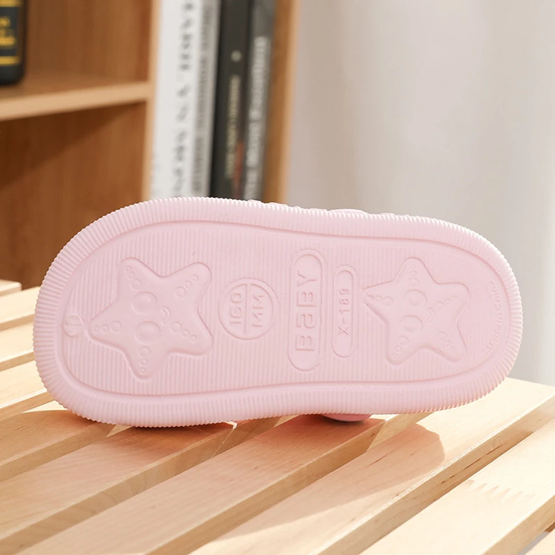 Тапочки для детей домашние тапочки унисекс малышей резиновая обувь на плоской