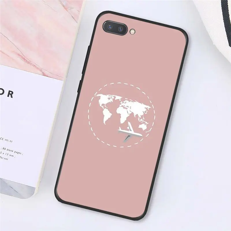 Чехол для телефона Babaite Travel the world paper plane aircraft Huawei Honor 8X 9 10 20 Lite 9XPro 8C play 7A 7C