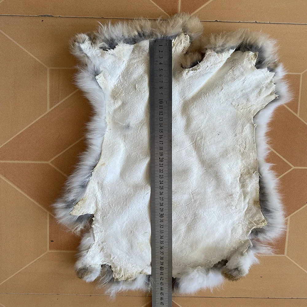 Мягкая экономичная кроличья кожа 1 шт. пушистая натуральная меховая для поделок