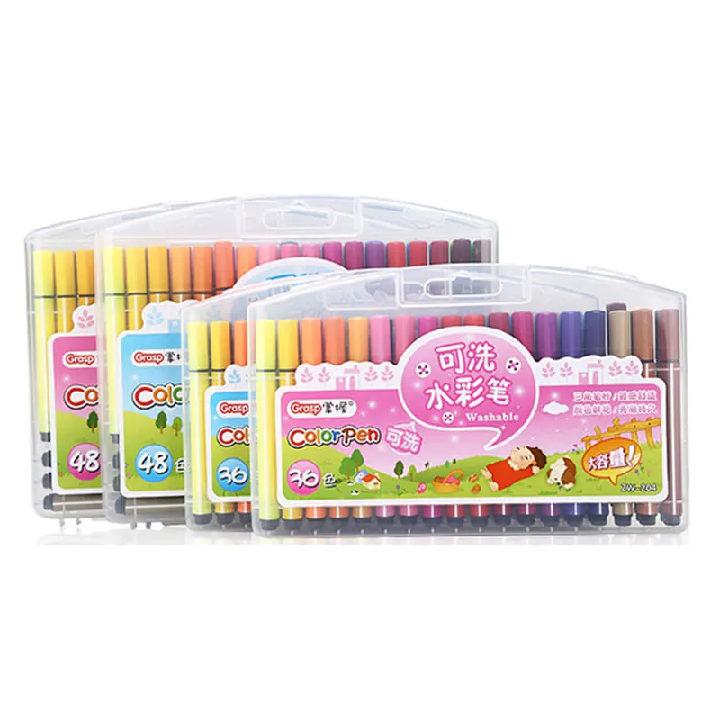 Моющееся Рисование маркером акварельные ручки на основе окрашивающие маркеры