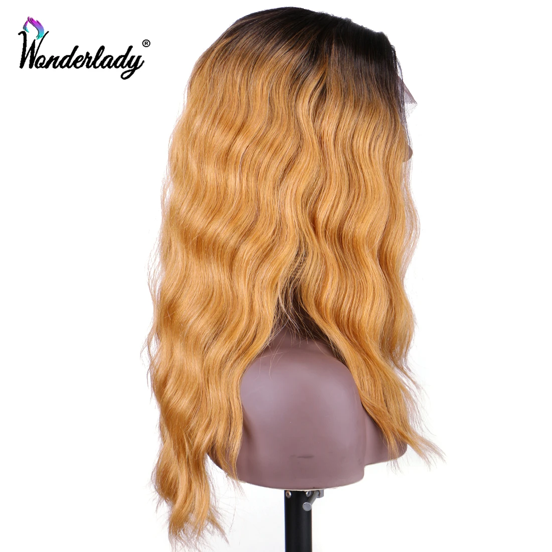 Длинный парик из синтетического кружева с естественной волной для женщин WonderLady