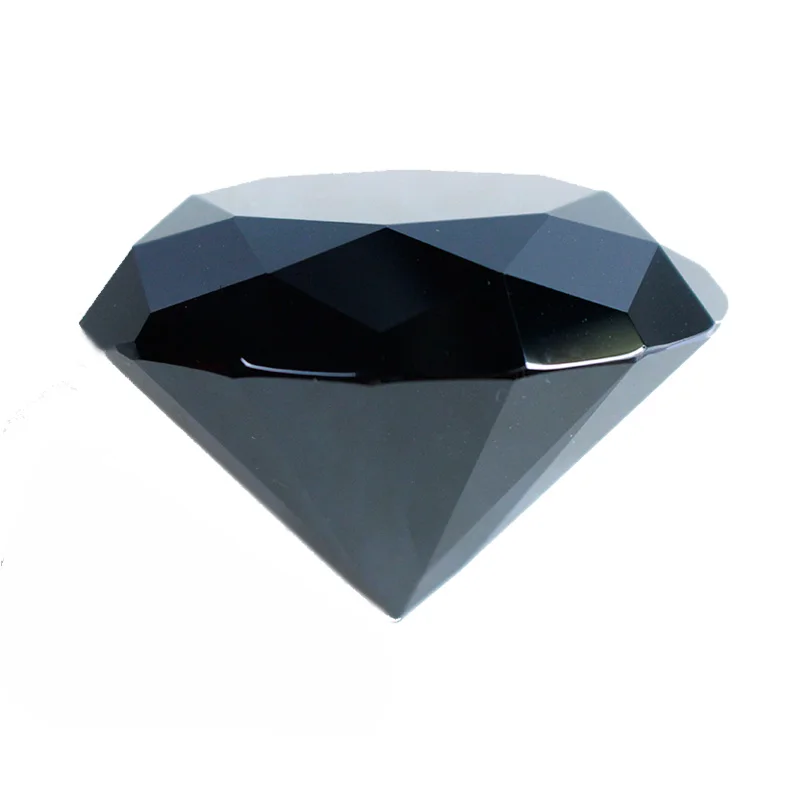 Ручной работы 80 мм прозрачное стекло Алмаз Кристалл пресс папье украшение