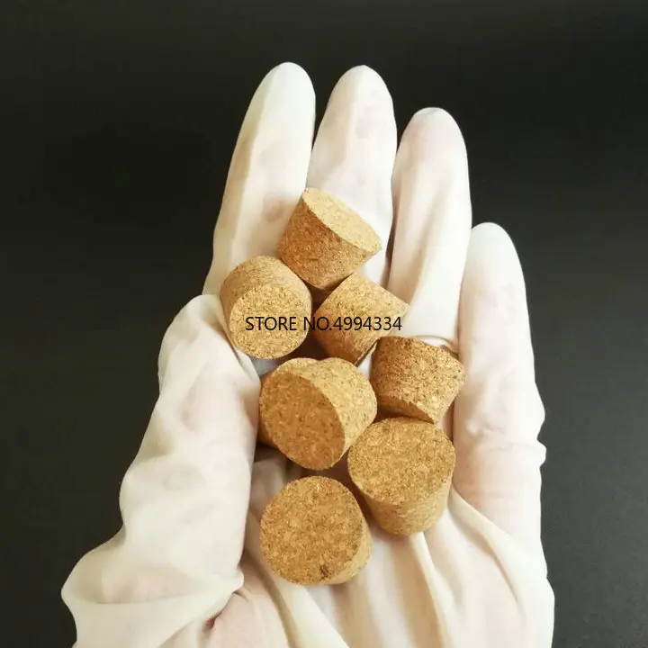 100 шт./лот Тесты трубки/упаковка пробки для бутылок деревянная корковая пробка