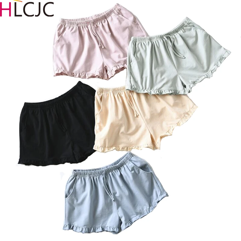 S XL японские летние однотонные женские пижамы из натурального хлопка мягкие
