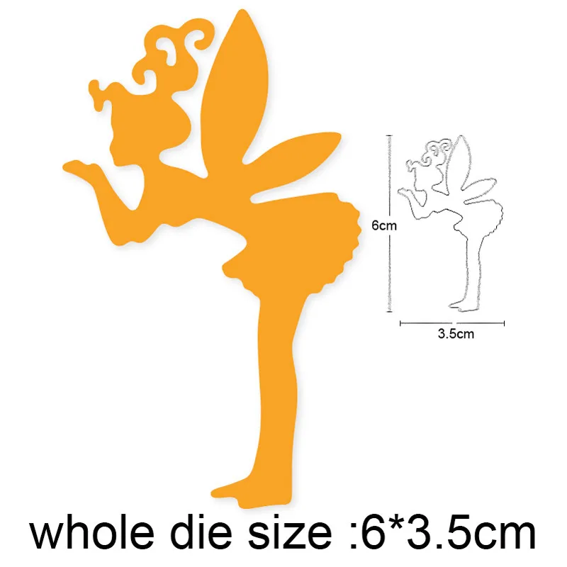 

Craft dies metal cutting dies cut die mold Angel elves decoration Scrapbooking craft paper knife mould blade punch stencils dies