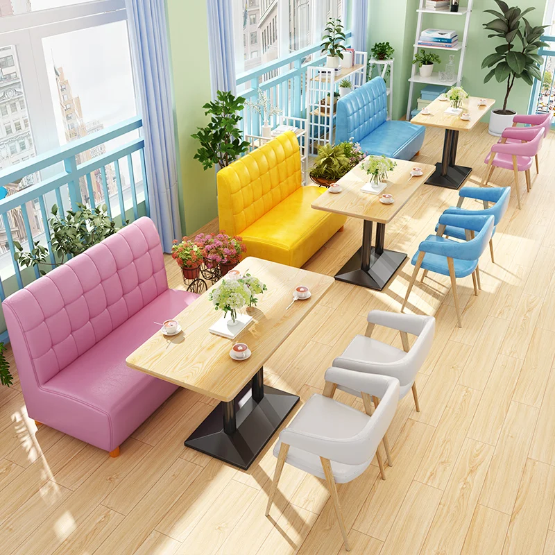 Столы и стулья для чайного магазина простой свежий десерт кафе холодных напитков