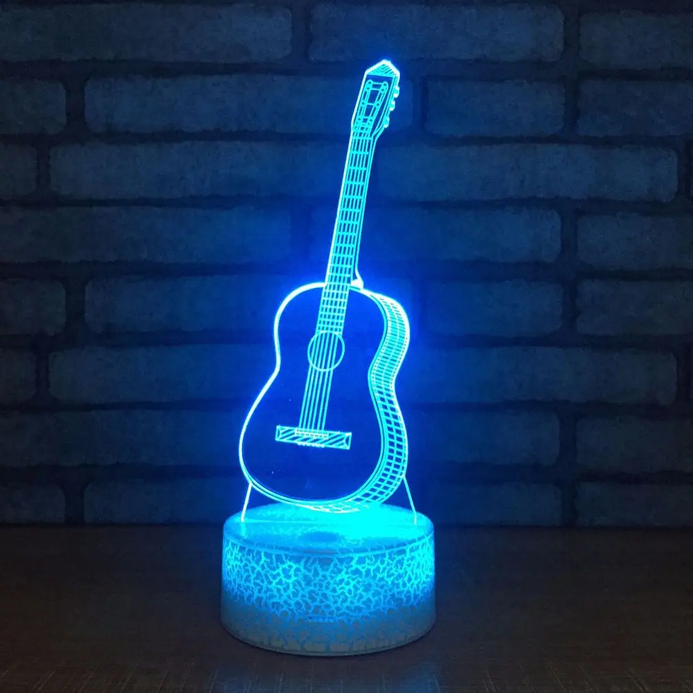 Новый 3D светодиодный ночной Светильник Assemb база настольная лампа современный USB