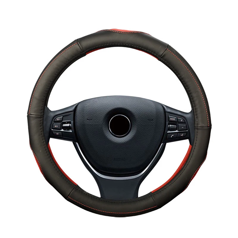 Чехлы рулевого колеса автомобиля из натуральной кожи 38 см/15 ''анти поймать