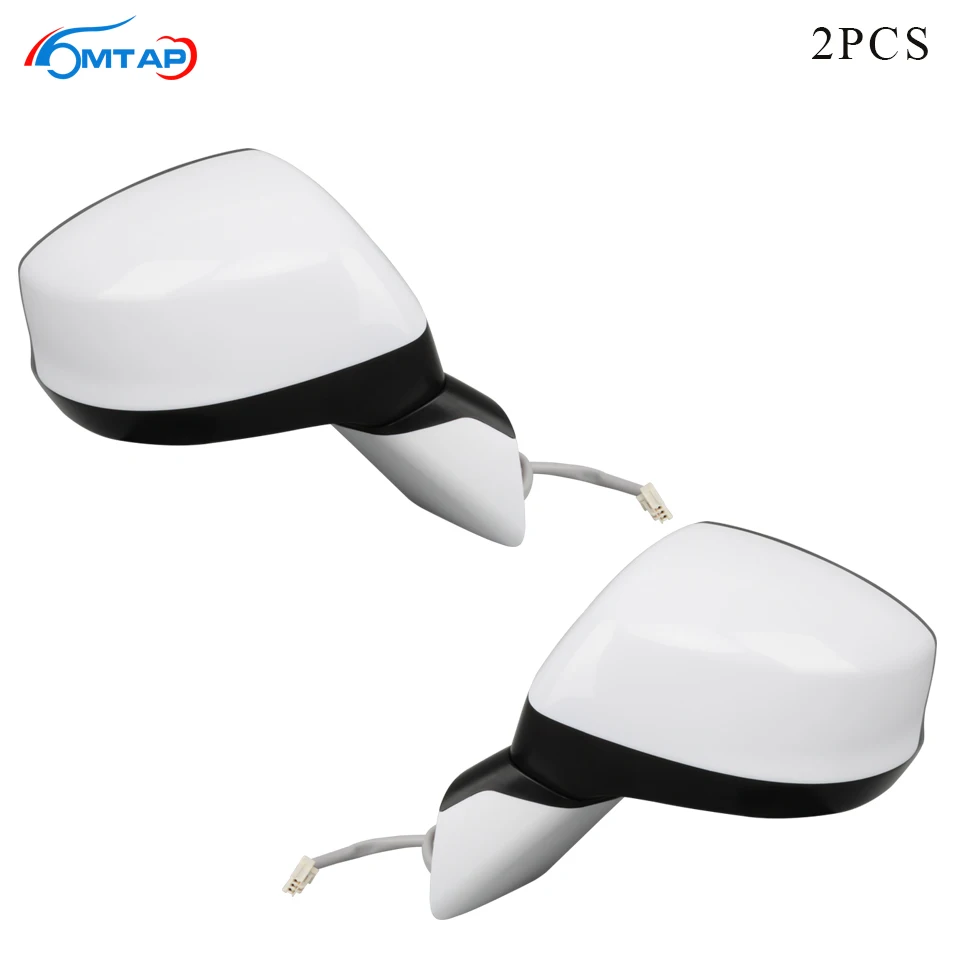MTAP 2 шт. снаружи боковые зеркала заднего вида в сборе для HONDA CIVIC 2012 2013 2014 2015