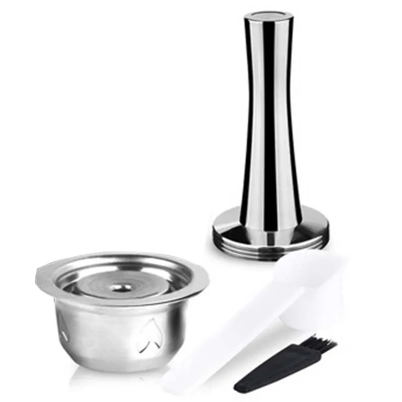 

Reusable Coffee Filter Pod, Stainless Steel Coffee Refillable Capsules Compatible Vertuo Capsule Pod For Nespresso