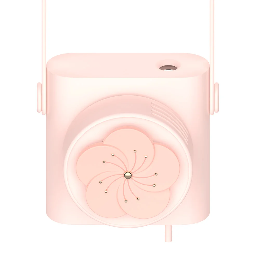 

Портативный вентилятор-распылитель с зарядкой от USB, подвесной мини-увлажнитель для шеи, летний бесшумный охладитель воздуха для спорта на ...