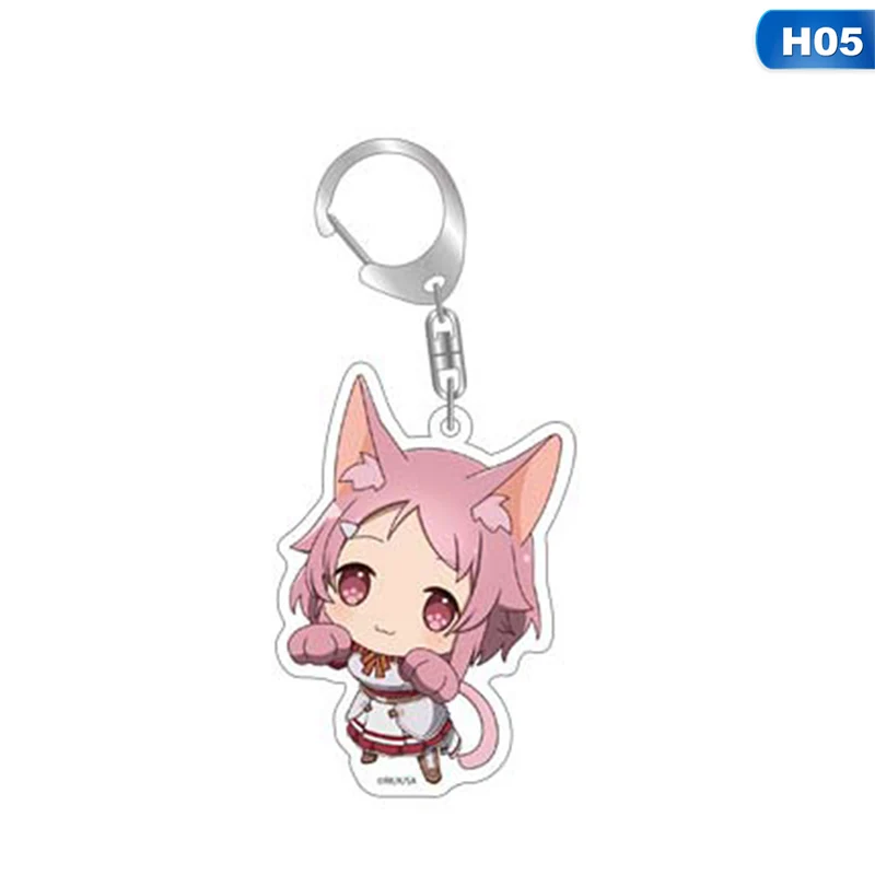 KEY5145H05 Sword Art Online SAO Yuuki Asuna акриловый брелок для ключей - Цвет: KEY5145H05