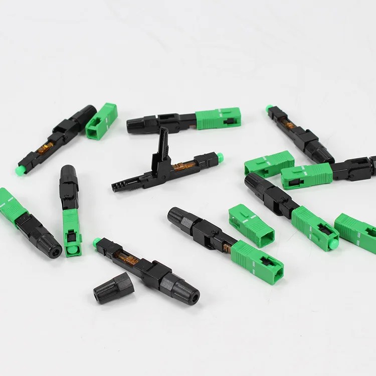200PCS/SET Fiber Optic Connector SC /APC Cold Linker Splice Quick Embedded FTTH Tool |