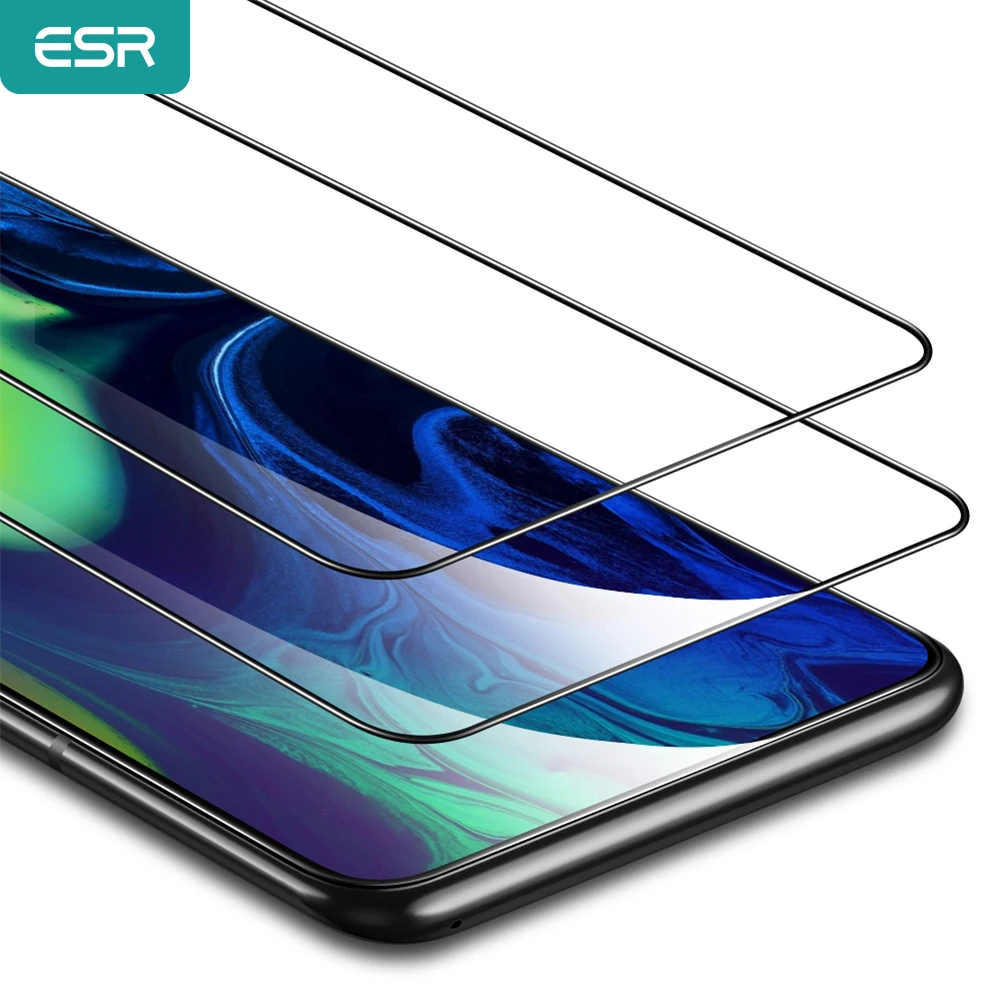 Закаленное стекло ESR для Samsung Galaxy A40 A50 A70 A80 A51 A71 S10 S9 Plus 2 шт./лот полное покрытие