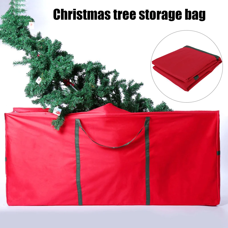 

Christmas Tree Storage Bag Stores Disassembled Artificial Xmas Tree Durable Waterproof Material with Carry Handle LAD-sa