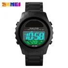 Часы наручные SKMEI мужские с солнечной батареей, модные брендовые цифровые водонепроницаемые электронные, с хронографом и будильником для студентов, 1585