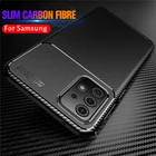 Матовый чехол Beetle для Samsung Galaxy A32 A52 A52s A72 5G, мягкий чехол из углеродного волокна для A02 A02s A31 A51 A71 S21 FE S22 Plus Ultra