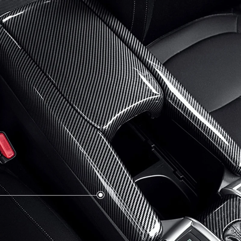 Подлокотник коробка защитные чехлы из углеродного волокна автомобильный
