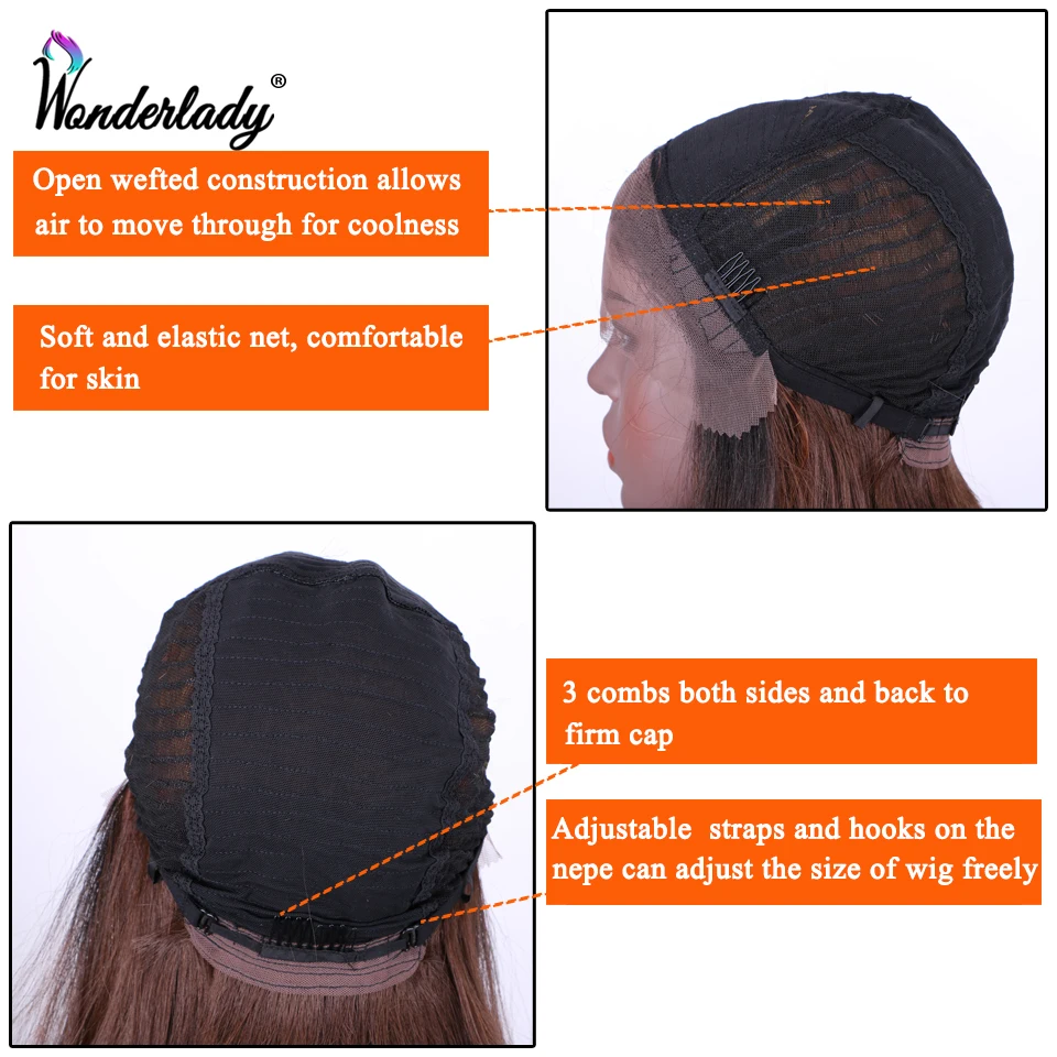 Парики из синтетического кружева высокотемпературное волокно 20 дюймов