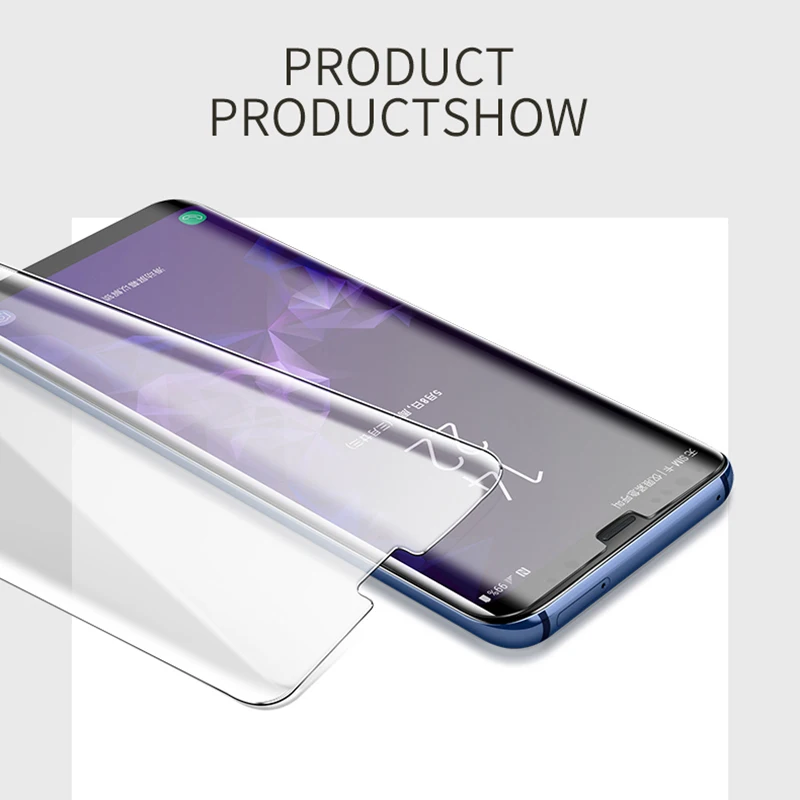 Жидкое УФ клеевое стекло 100D для Samsung Galaxy A51 A71 A50 A30 A20 A70 A80 A90 A10 M10 M20 M30 Защитная