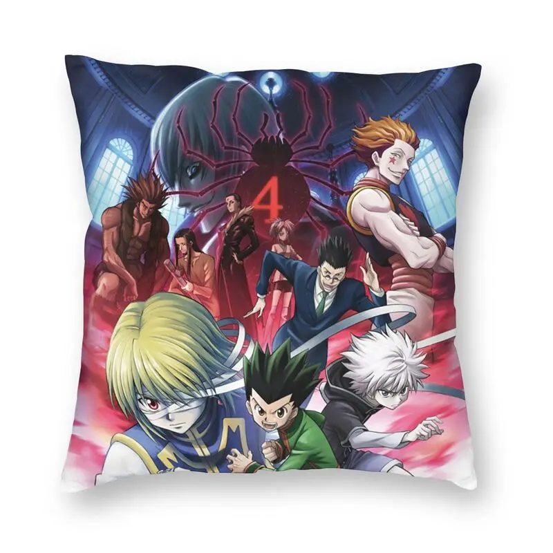 

Чехол для подушки Hunter X Hunter, домашний декор, Аниме Манга Killua Zoldyck, подушка для гостиной, двусторонняя печать