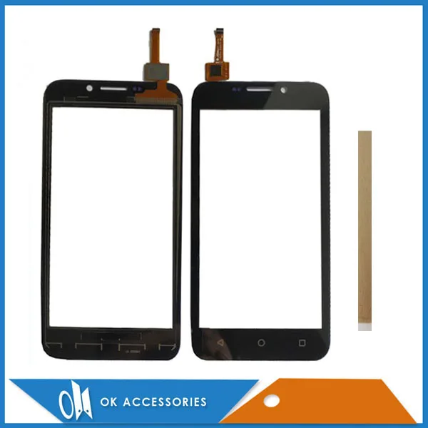 

Сенсорный экран для Micromax Q379, экран 4,5 дюйма, сенсорная панель, дигитайзер, черный цвет, с лентой