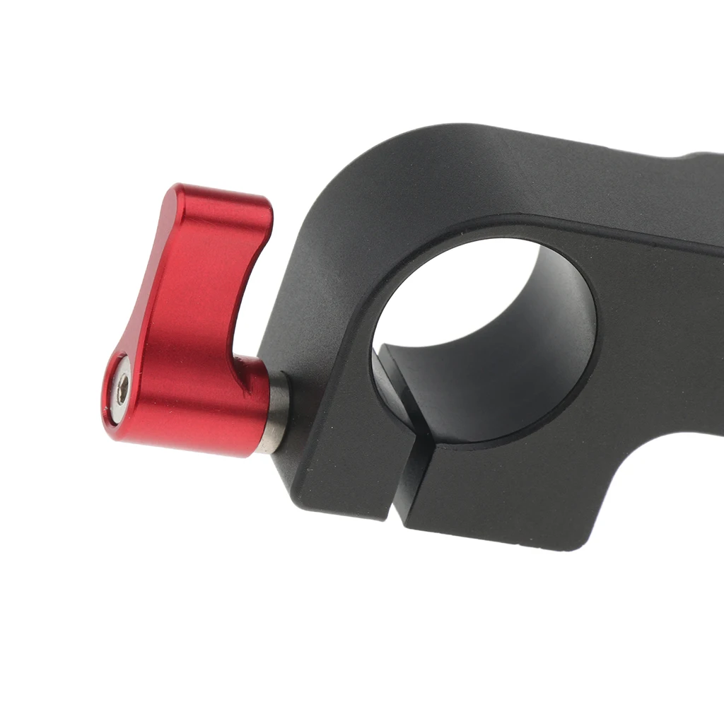 

Clamp Mount Adapter 90 Degree 2 Holes 15mm Rail Block Rod for Camera Rig