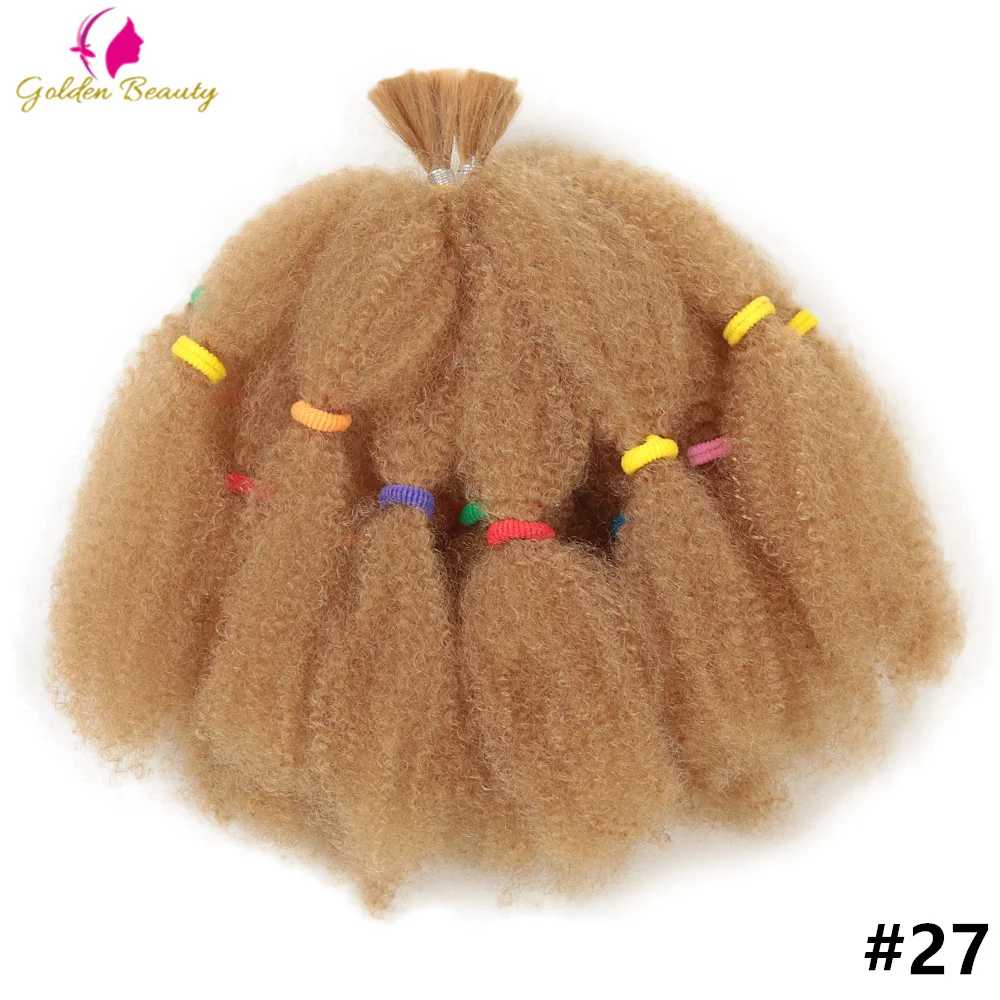 Афро кудрявые косички для наращивания волос синтетические короткие вязаные