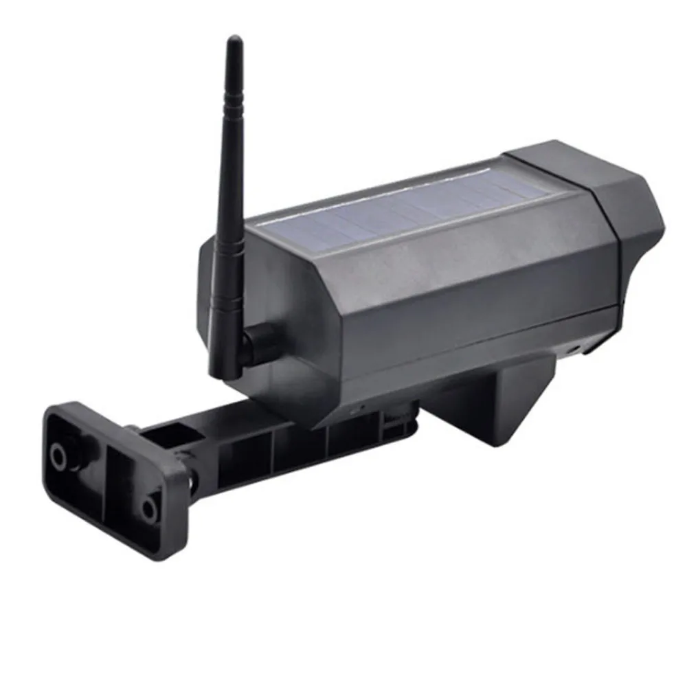 

Solar Power Dummy Camera Wall Lamp Remote Controlled 42LED Garden Security Light PIR Motion Sensor Anti-Theft Street Lamp 3Modes