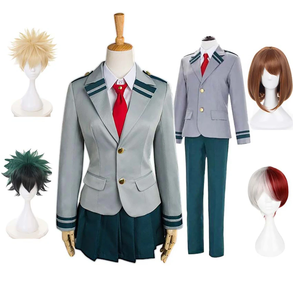 Костюм для косплея Моя геройская Академия очако урарака мидория изуку костюм