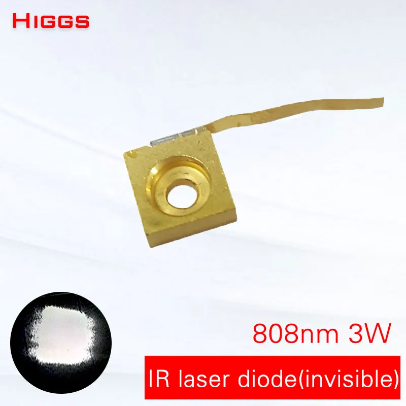 

Big power 808nm 3000mw 3W infrared invisible laser diode IR light launcher Semiconductor Night Light Supplementary Lamp