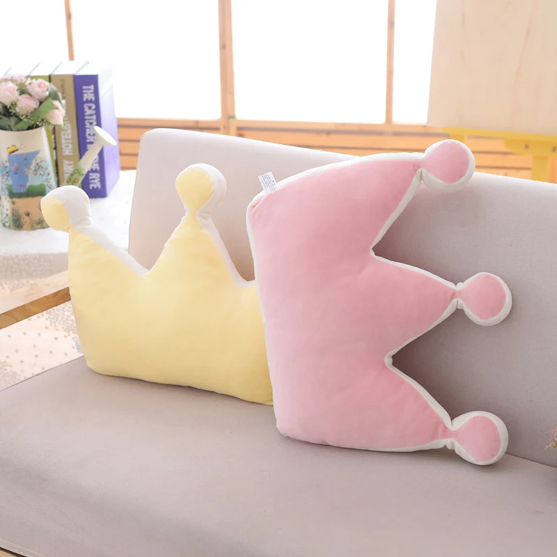 Мягкое плюшевое кресло в форме короны пять точек принц принцесса