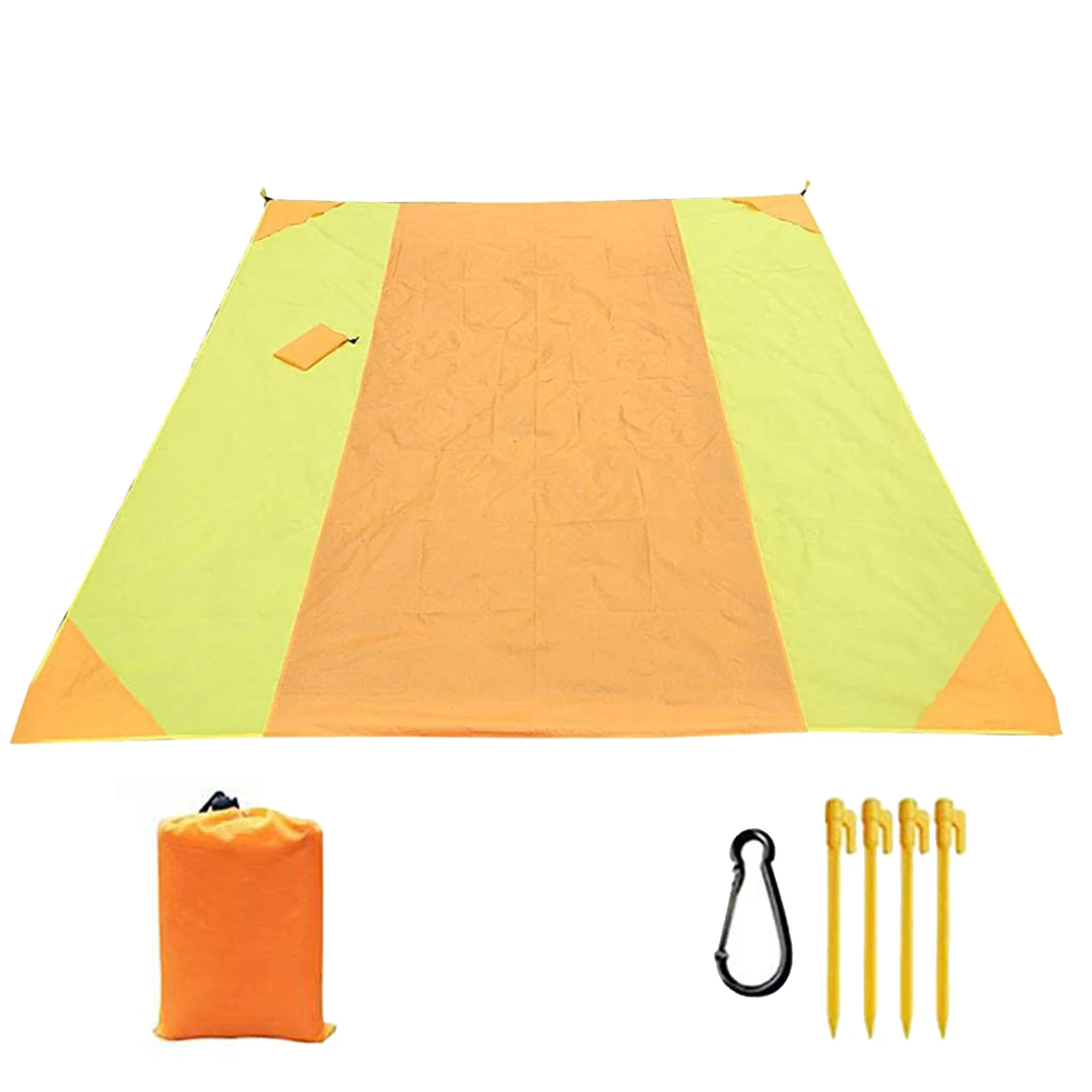 

Portable Multifunctional Picnic Blanket Waterproof Travel Blanket Camping Sand Free Foldable Waterproof Beach Mat Lightweight