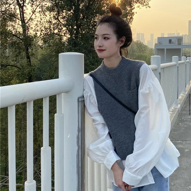 

Small Early Spring Wear Retro Set Women's Hong Kong Bandage Dress Top Salt Sweet Fried Street Two-Piece Suit Western Style