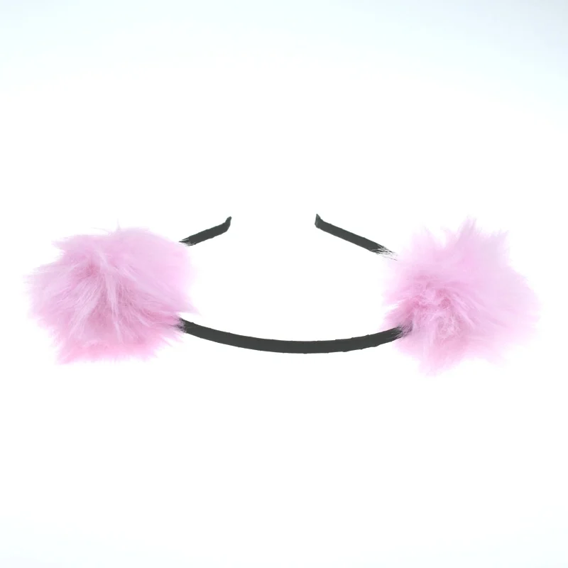 Аксессуар для волос ободок девочек с плюшевыми шариками на рождество |