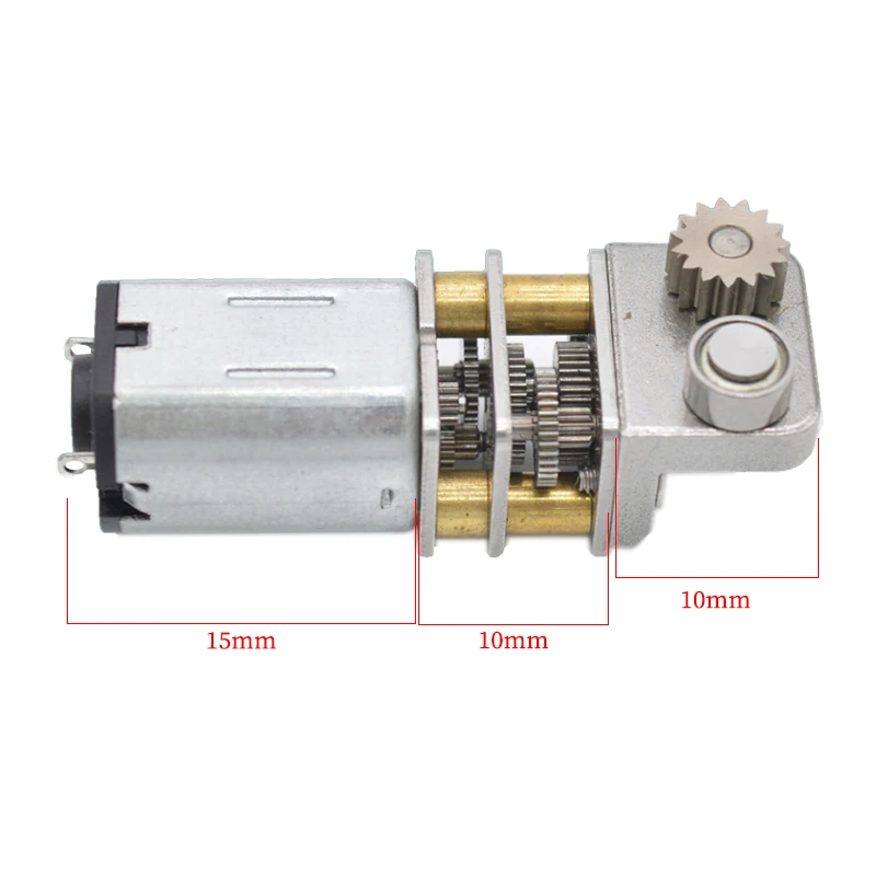 DC 12V микро скоростной мотор редуктор N20 мини металлический 10RPM Электрический для