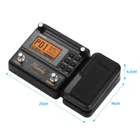 Muslady MU100 процессор педаль эффектов для электрогитары гитары мульти-для создания спецэффектов поддерживает 180s петля Запись тюнер кран весы