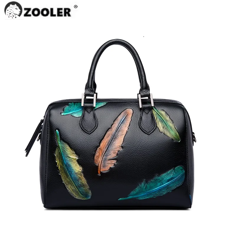 

ZOOLER Brand Limited Offer Women's Cow Leather Bags Pillow Genuine Skin Shoulder Bag Designer Luxury Ladies Tote Purse SC530