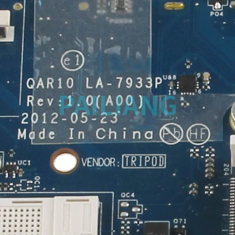 Материнская плата PAILIANG для ноутбука DELL Precision M6700 материнская CN-0P7V6Y SLJ8A DDR3 |