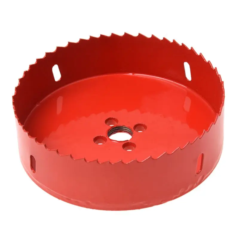 

0.63" Drill Bit 120mm Long Red Metal Hole Saw Set for Drilling Wood