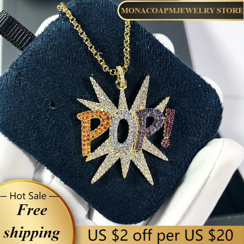 

Женское вечерние жерелье из серебра 925 пробы, с мультяшным принтом