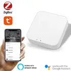 Беспроводной смарт-шлюз Tuya с Wi-Fi, дистанционное управление через приложение Smart Home Mini ZigBee 3,0, умный хаб работает с Alexa Google Home