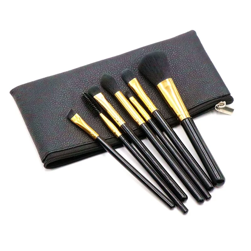 Набор кистей для макияжа 7 шт. основы под макияж пудры румян теней консилера губ