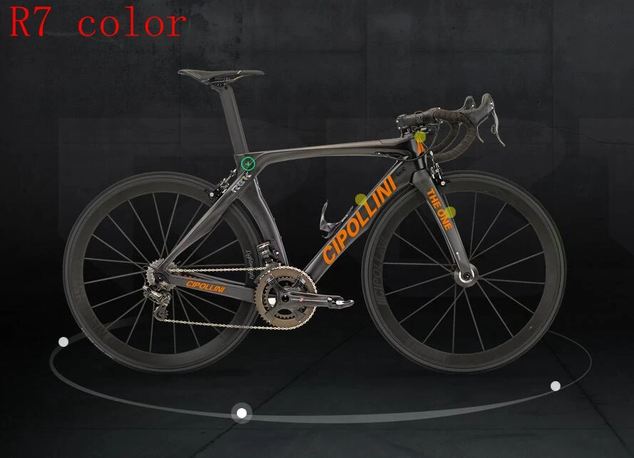 R7 Cipollini RB1K T1100 3k углеродная рама для дорожного велосипеда гоночный набор углеродных велосипедов глянцевый Сделано в Тайване can XDB корабль - Цвет: R7