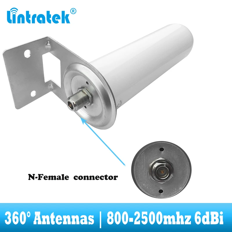 lintratek 2G 3G 4G Omnidirectional outdoor antenna 360° catch signal for cellular cell phone signal booster  GSM  LTE WCDMA