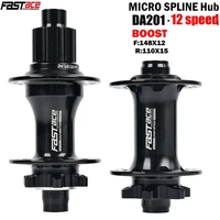fastace da201 32h 12 speed mtb micro spline boost hub bicycle hubs 14812 11015mm for 12s shimano deore xt m8100 m7100 m6100